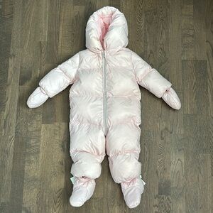 RALPH LAUREN Pink Puffer Snowsuit One Piece